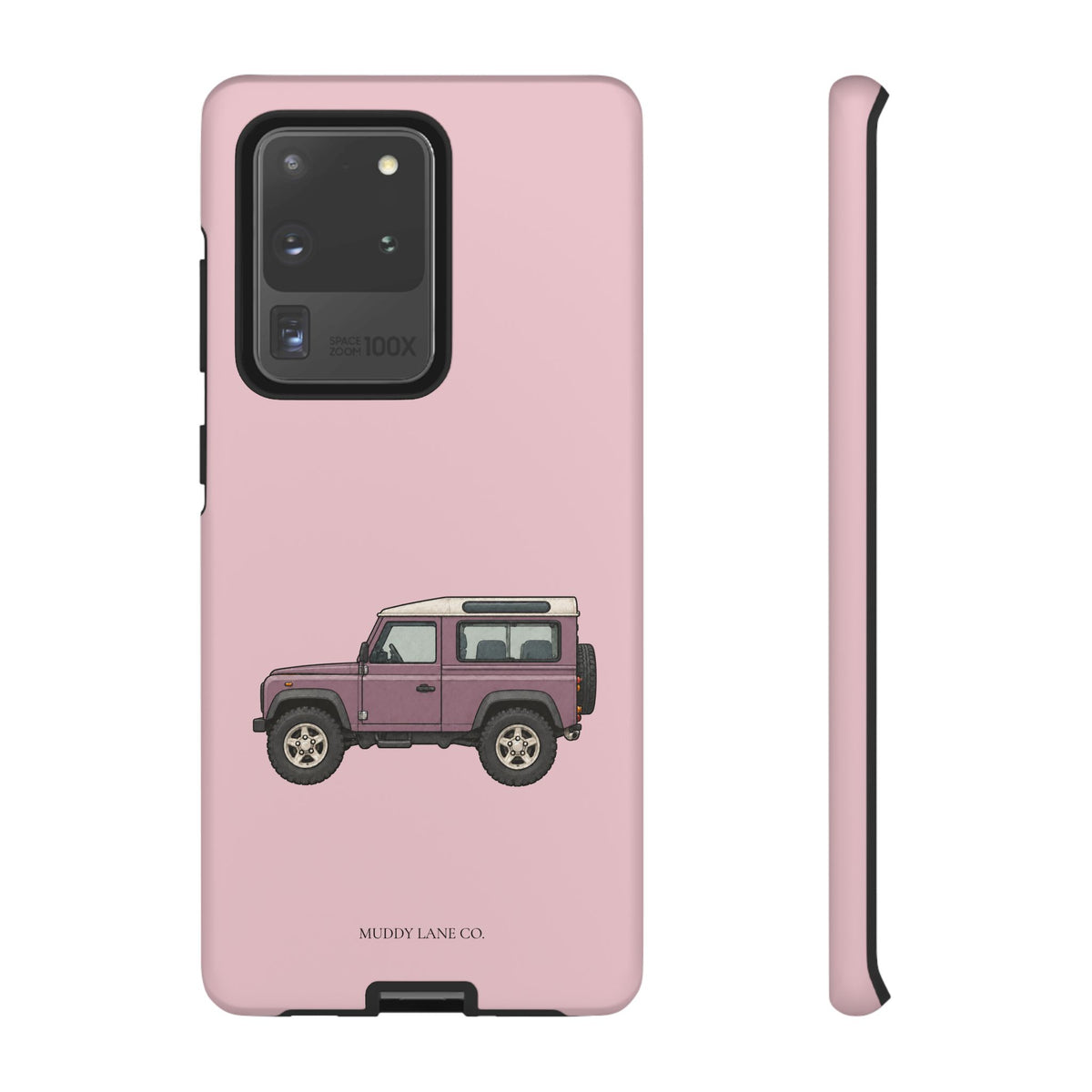 Pink Classic 4x4 Tough Phone Case in Soft Rosette Pink Matte