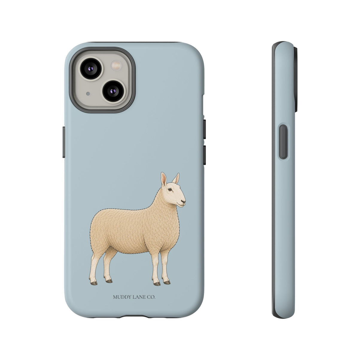 Border Leicester Tough Phone Case in Dusty Blue Matte