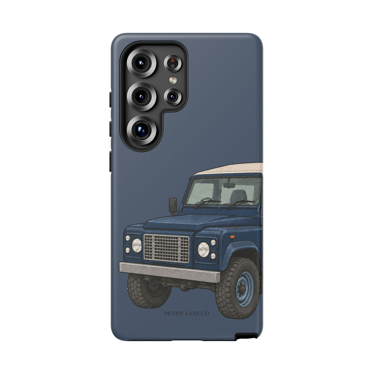 Blue Classic 4x4 Close-Up Tough Phone Case in Deep Navy Matte