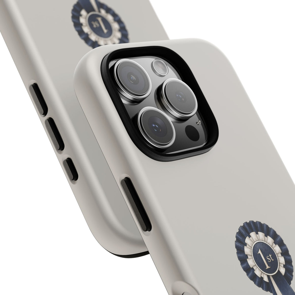 Rosette Tough Phone Case in Soft Grey Matte