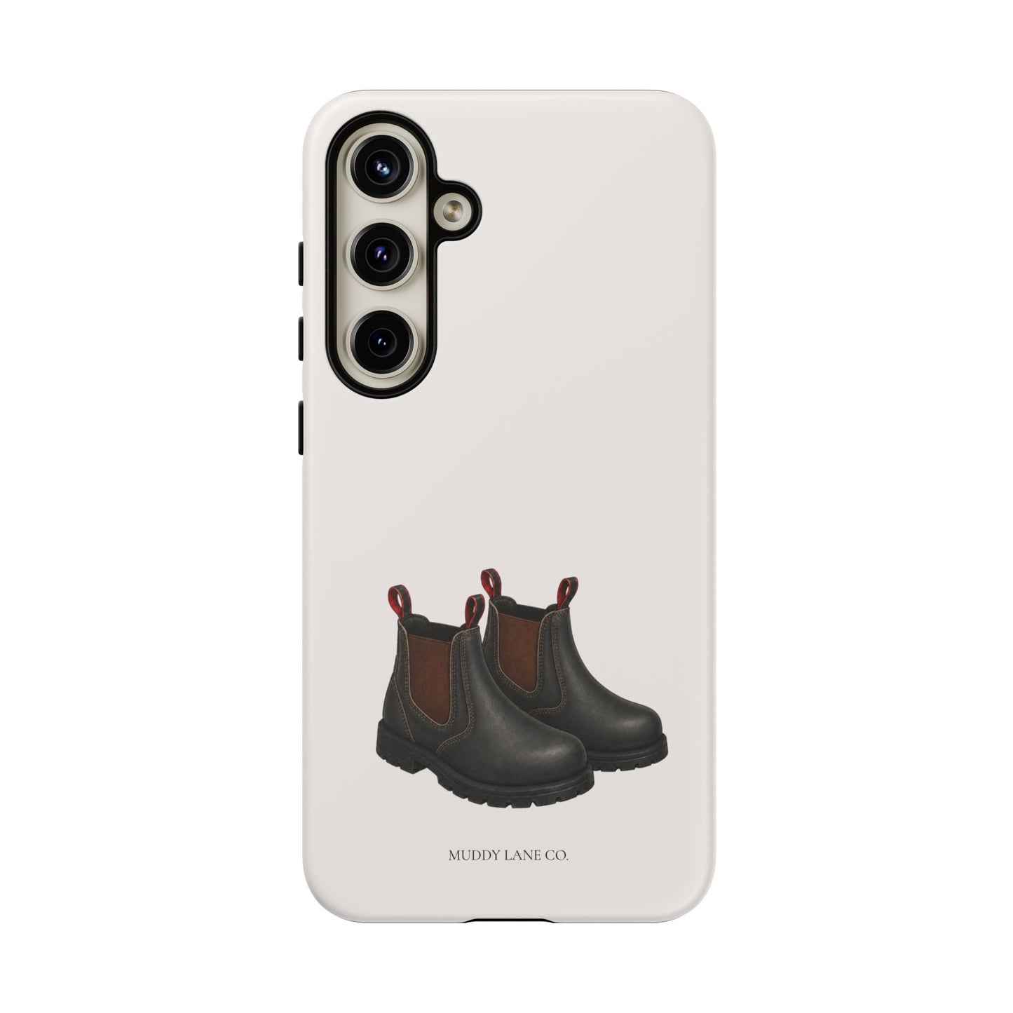 Yard Boots Tough Phone Case in Warm Cream Matte
