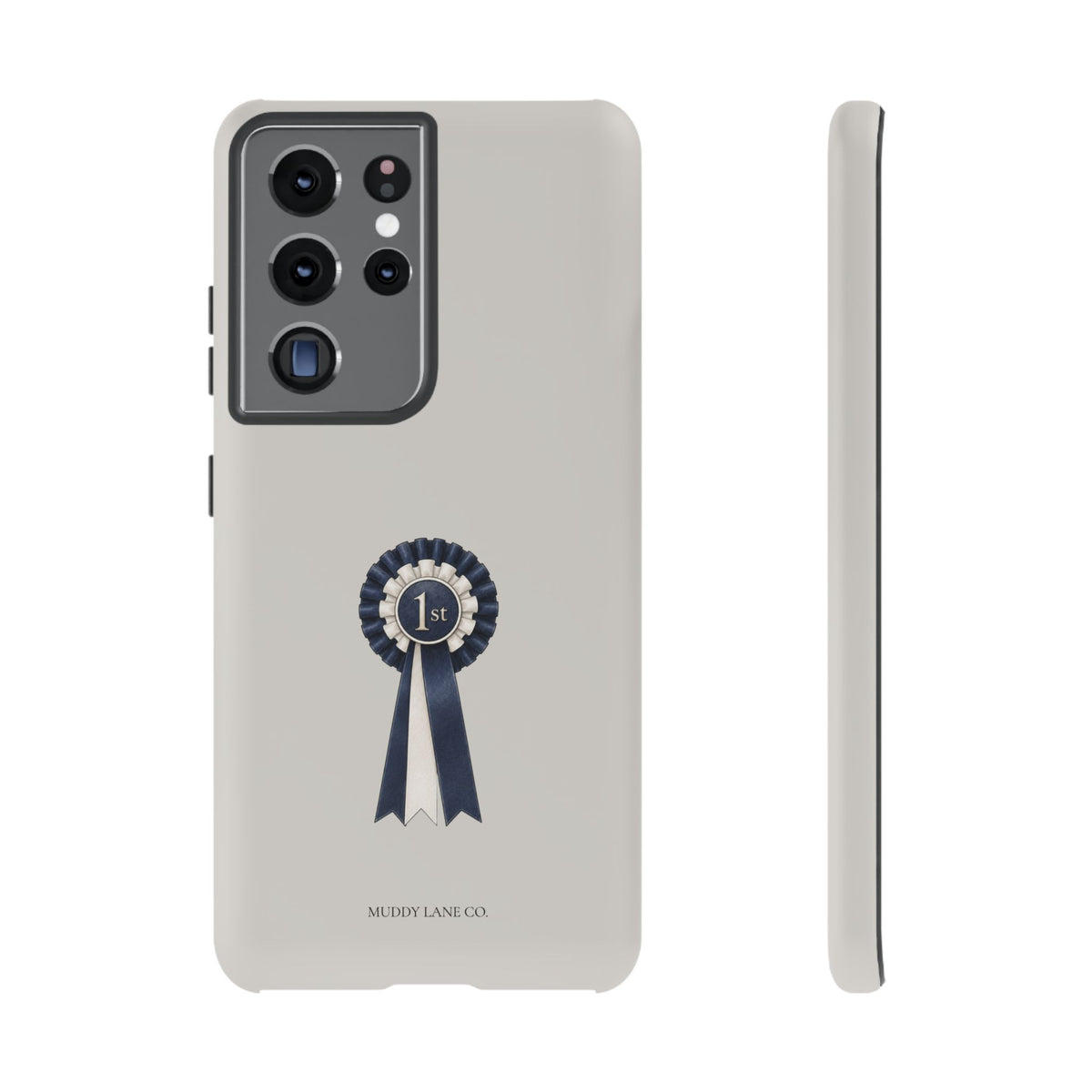 Rosette Tough Phone Case in Soft Grey Matte