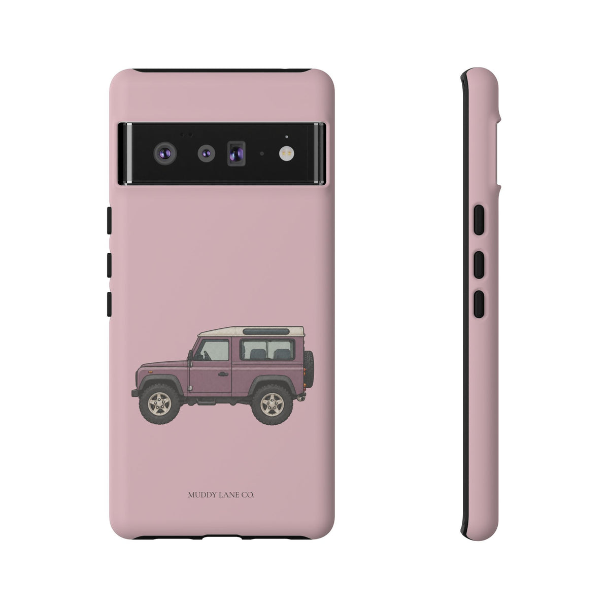 Pink Classic 4x4 Tough Phone Case in Soft Rosette Pink Matte