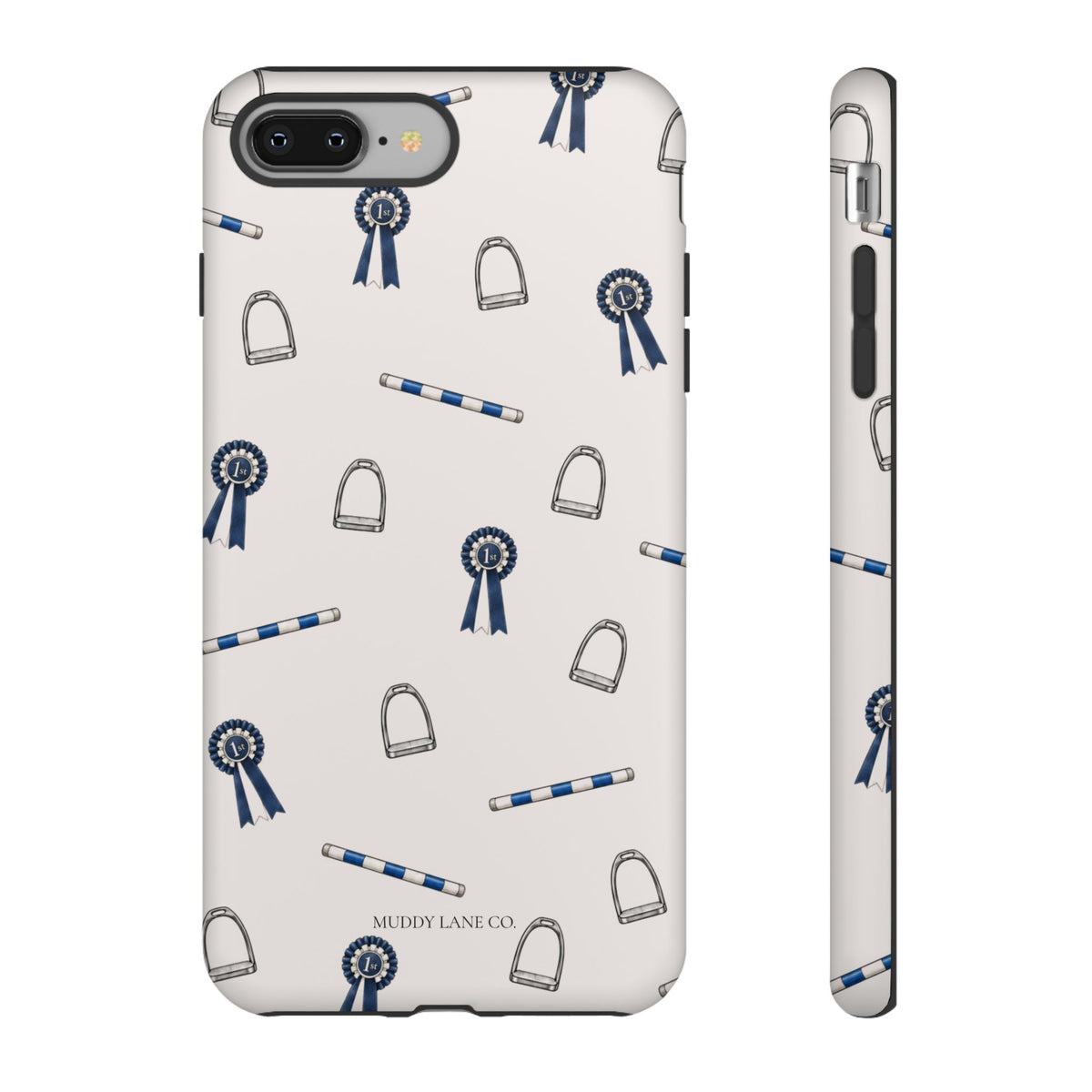 Show Day Horse phone case in Warm Cream by Muddy Lane Co, photo 3