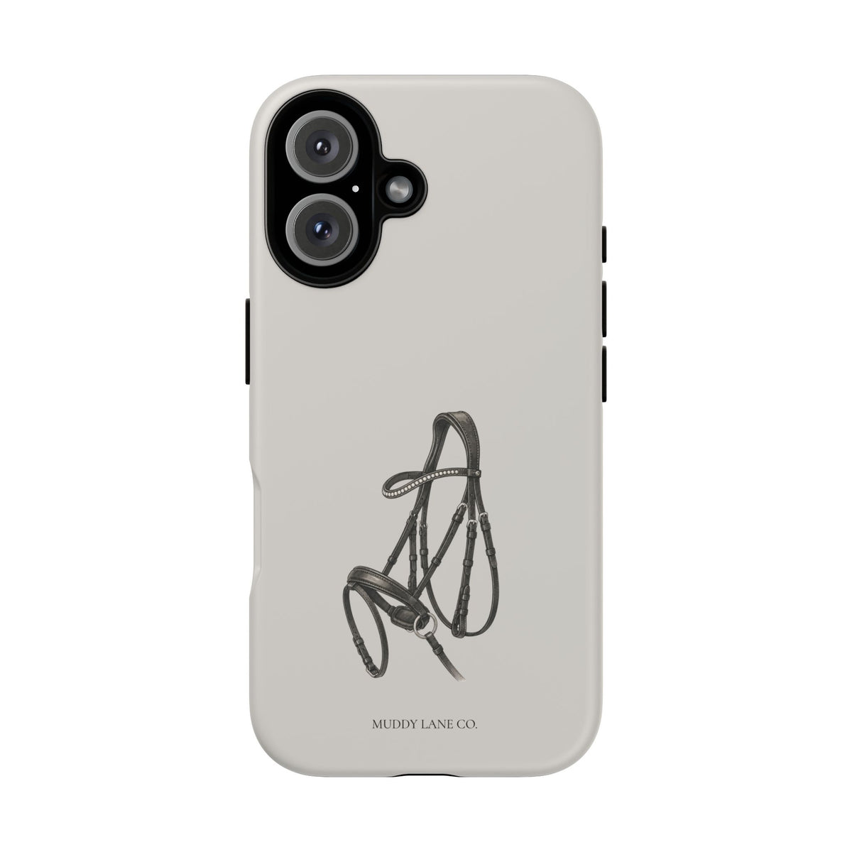 Bridle Tough Phone Case in Soft Grey Matte