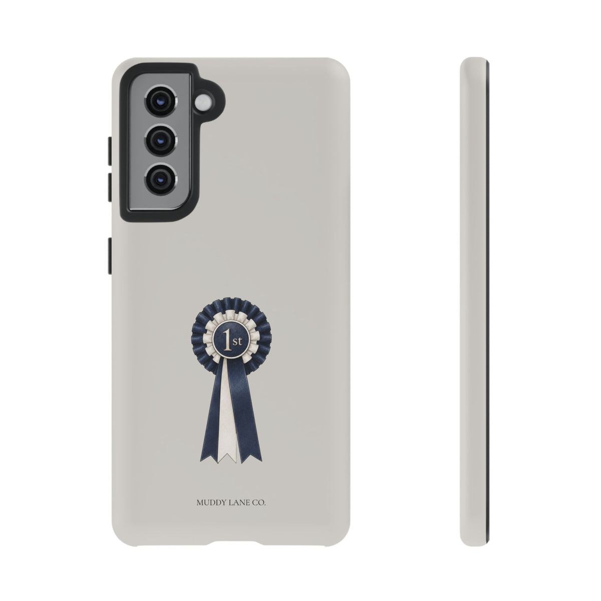 Rosette Tough Phone Case in Soft Grey Matte