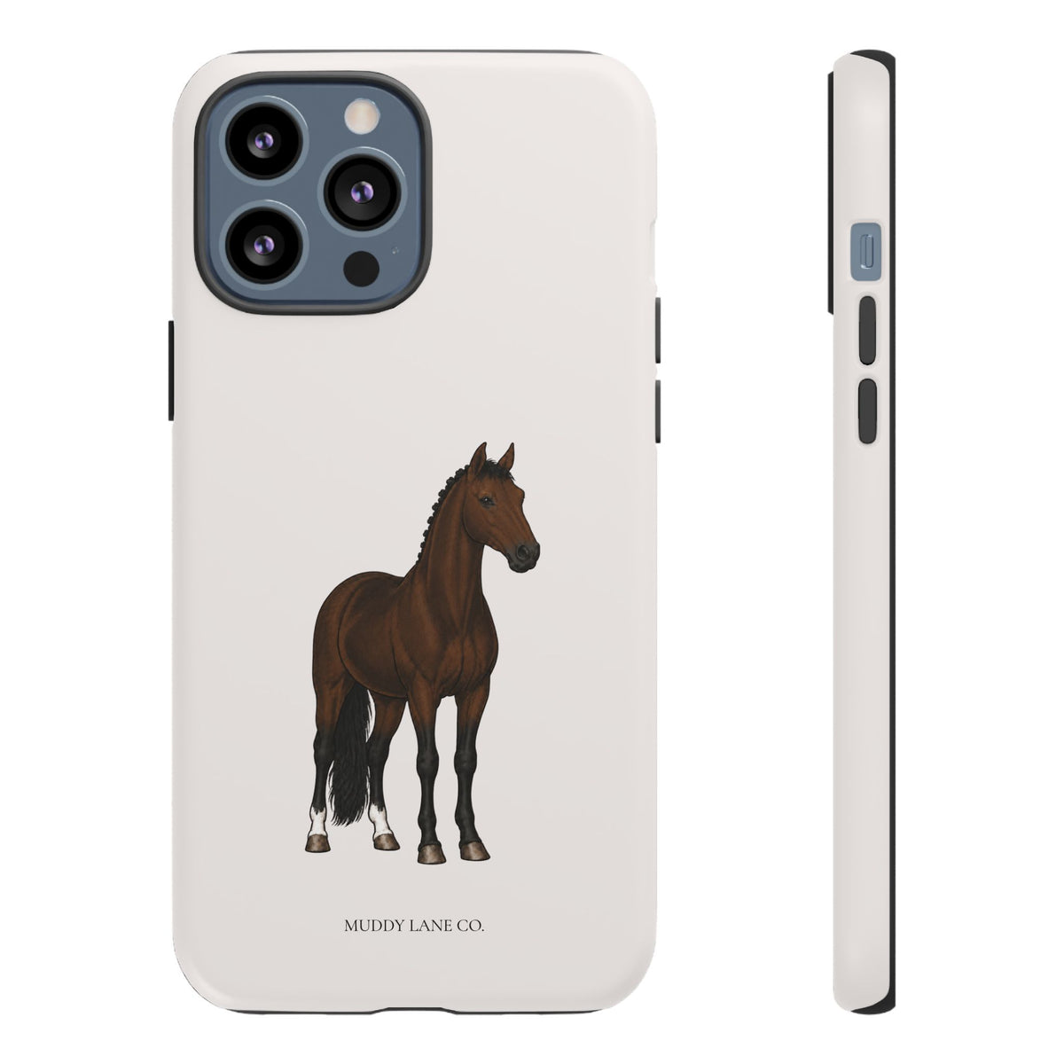 Bay Horse Tough Phone Case in Warm Cream Matte