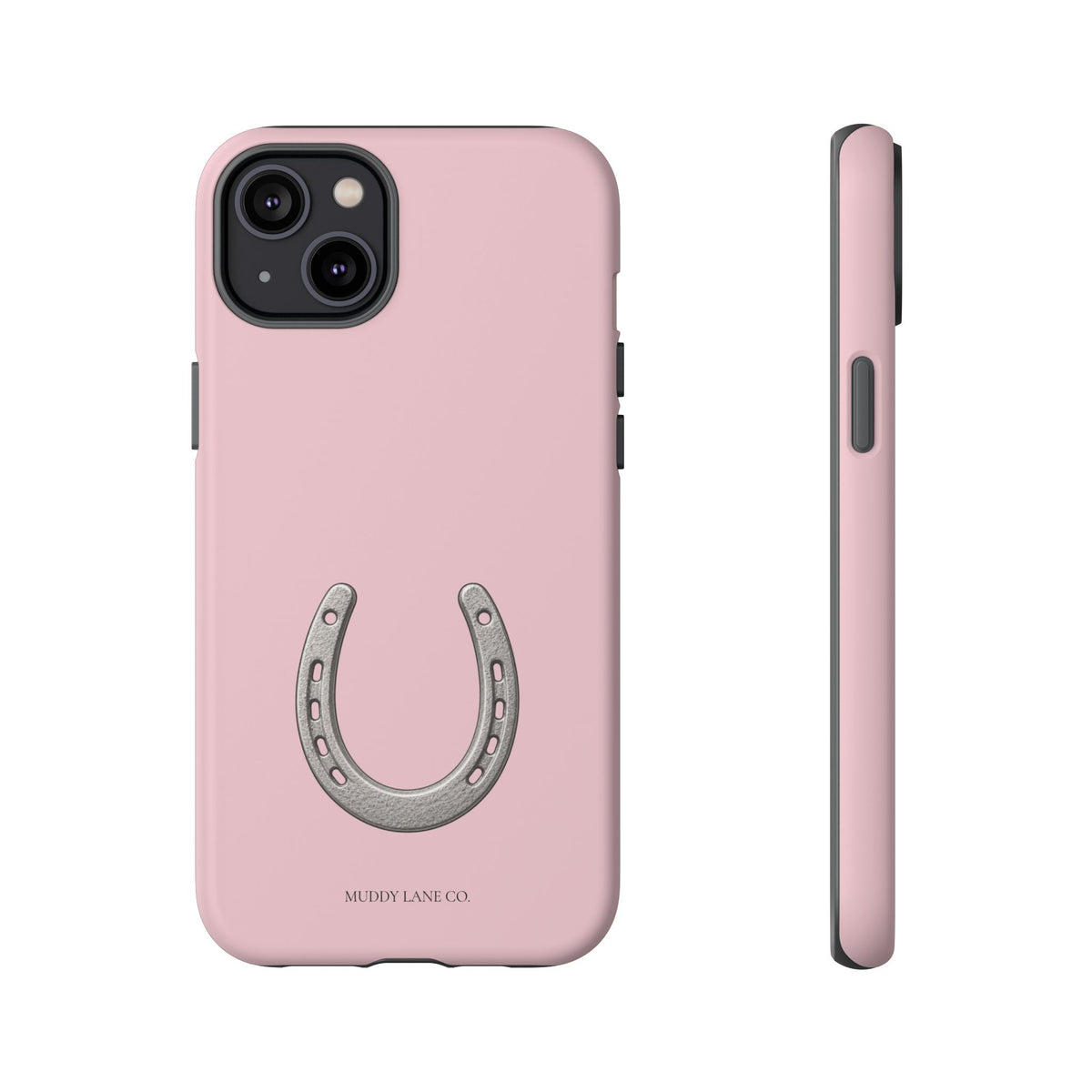 Horseshoe Tough Phone Case in Soft Rosette Pink Matte