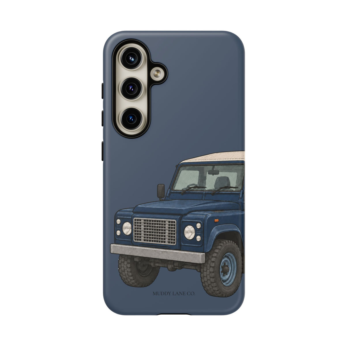 Blue Classic 4x4 Close-Up Tough Phone Case in Deep Navy Matte