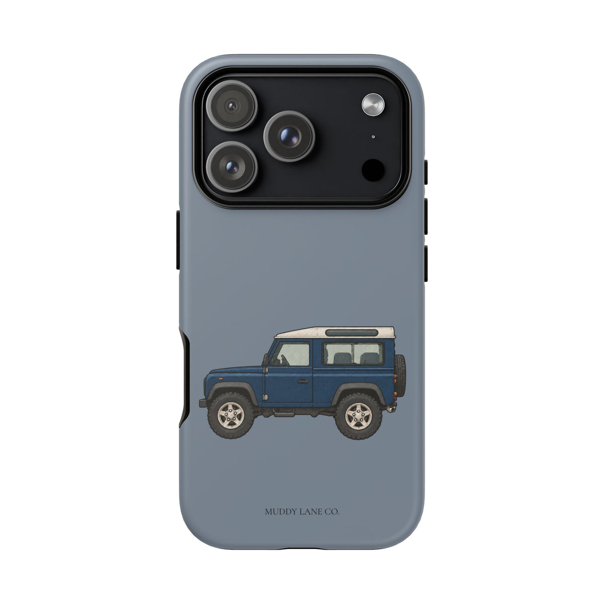 Blue Classic 4x4 Tough Phone Case in Smoke Blue Matte