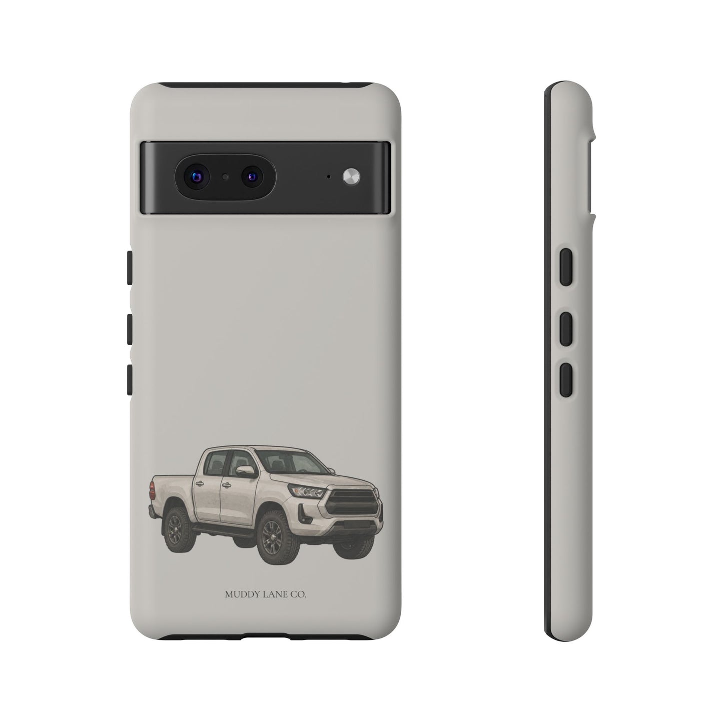 Farm Truck Tough Phone Case in Soft Grey Matte