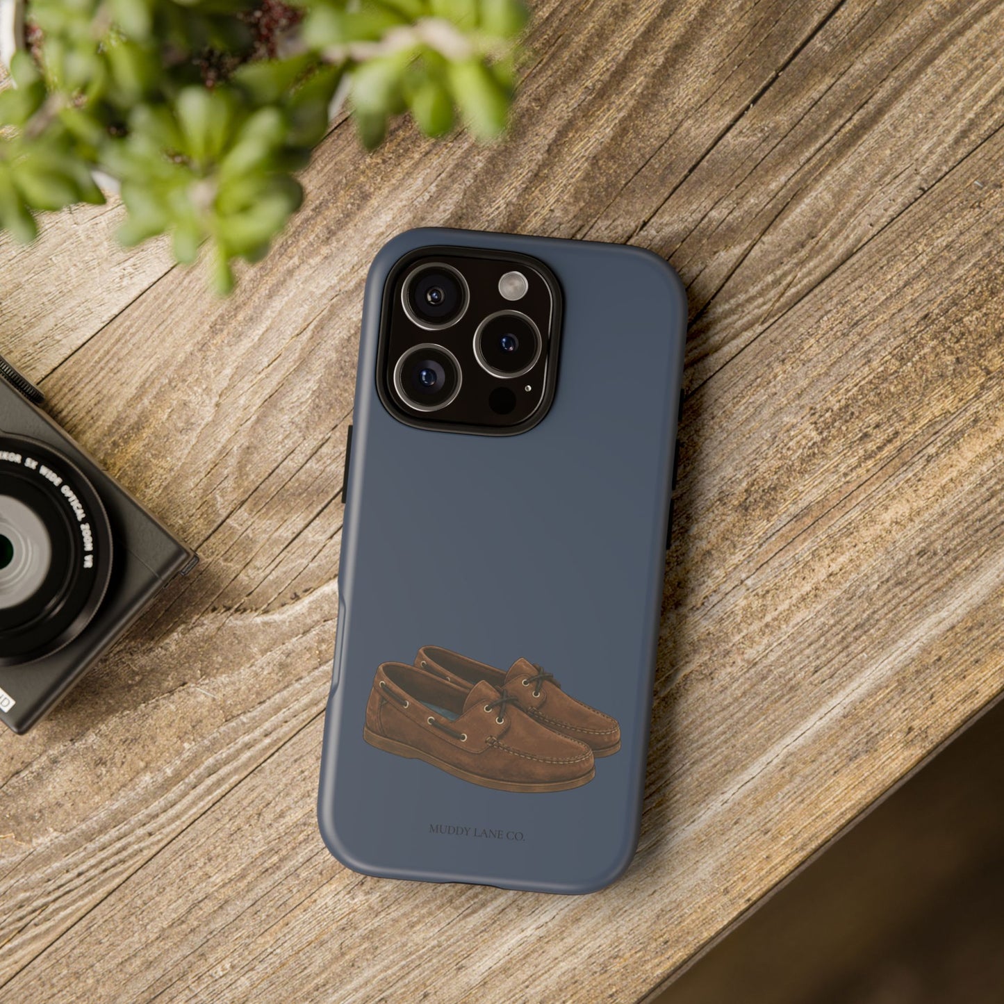 Deck Shoes Tough Phone Case in Deep Navy Matte