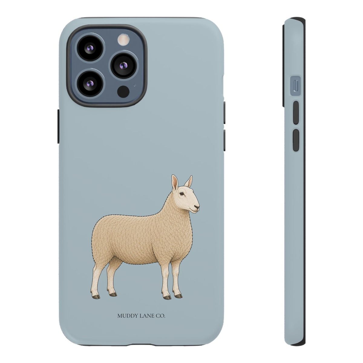 Border Leicester Tough Phone Case in Dusty Blue Matte