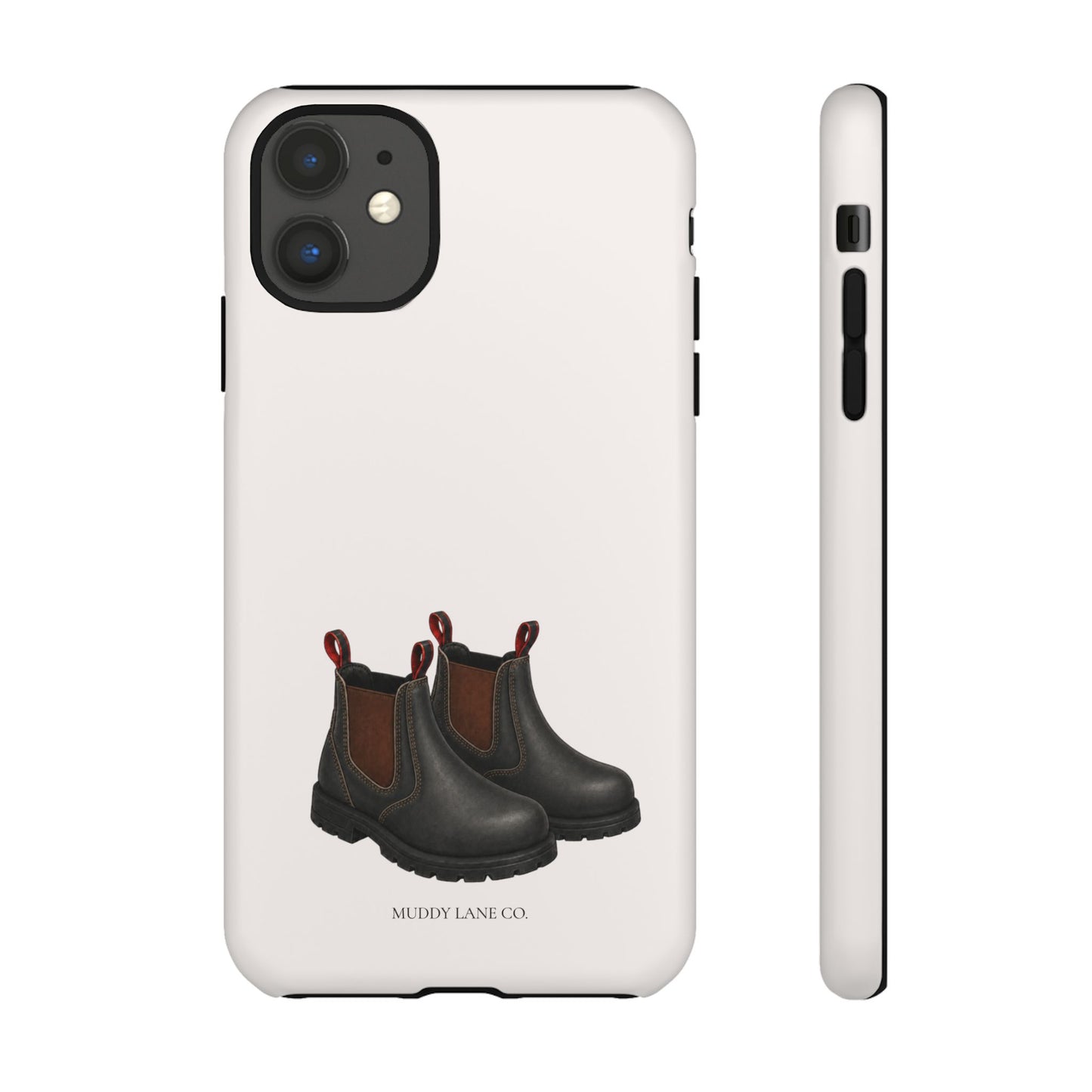 Yard Boots Tough Phone Case in Warm Cream Matte