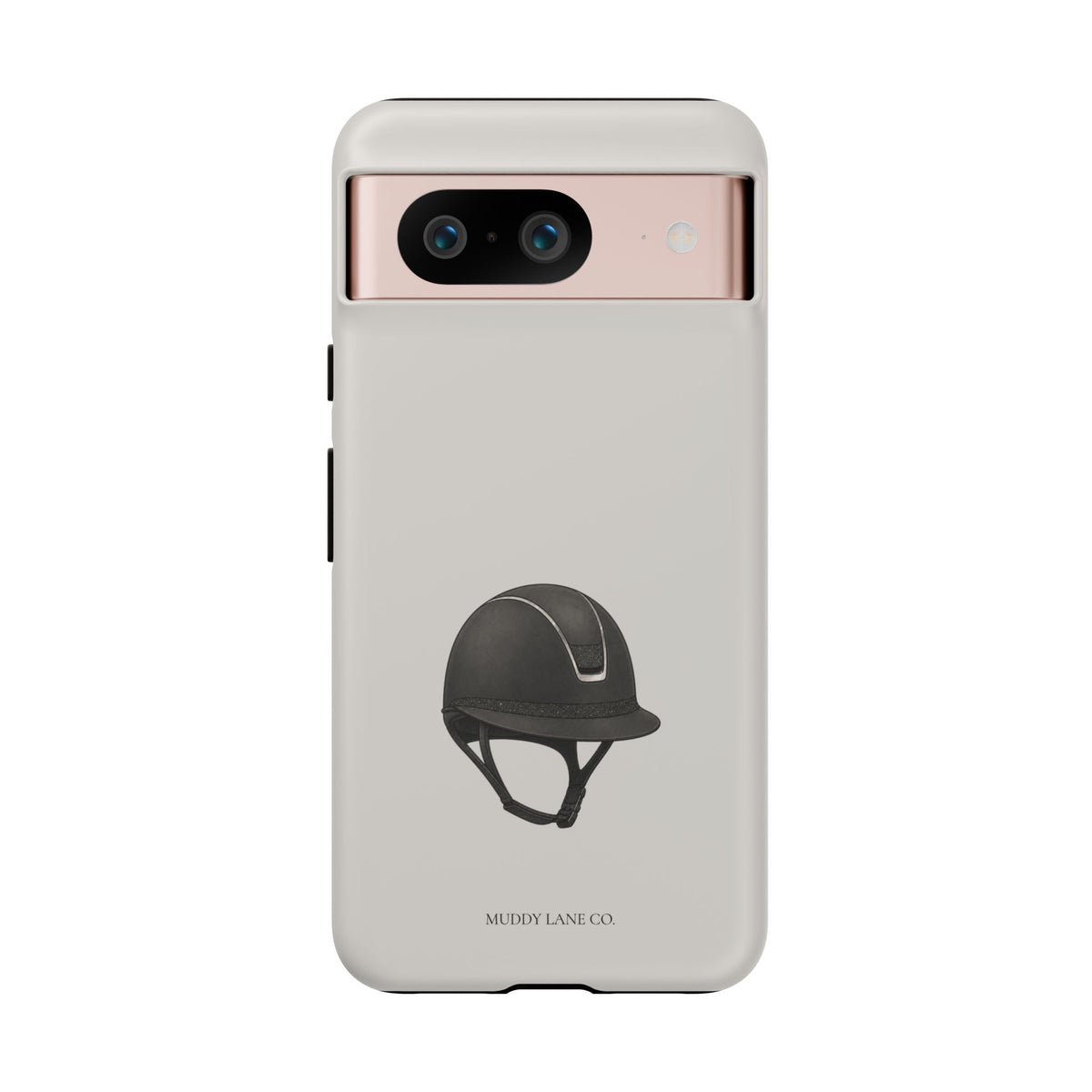 Riding Helmet Tough Phone Case in Soft Grey Matte