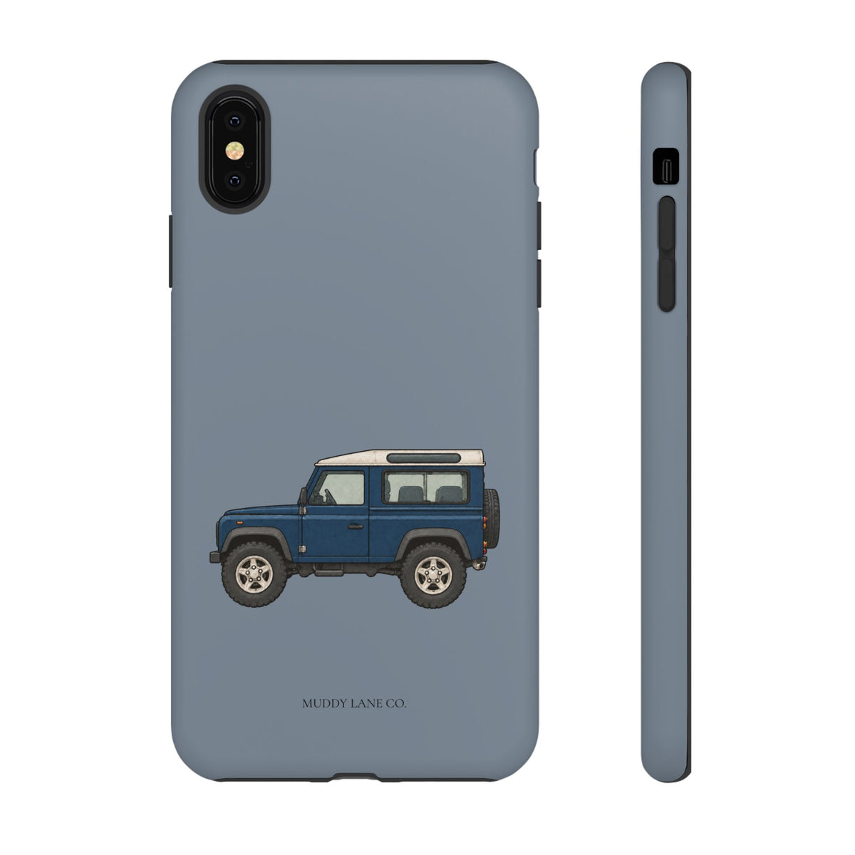 Blue Classic 4x4 Tough Phone Case in Smoke Blue Matte