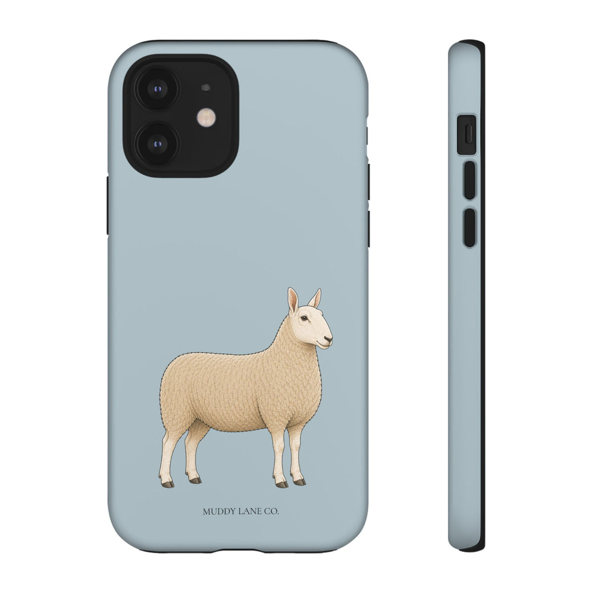 Border Leicester Tough Phone Case in Dusty Blue Matte