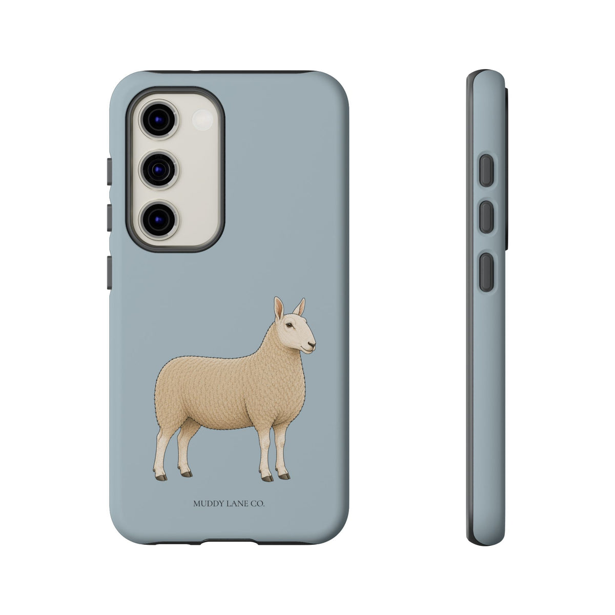 Border Leicester Tough Phone Case in Dusty Blue Matte