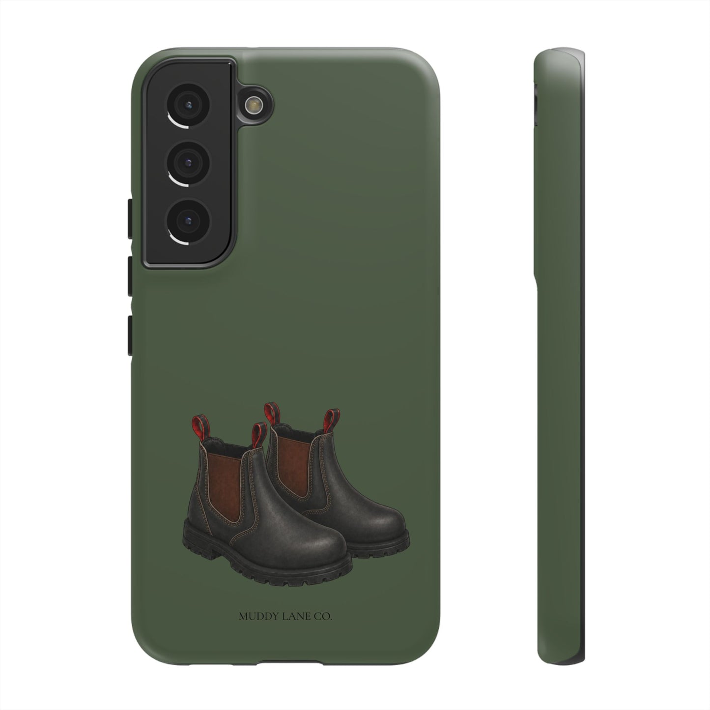 Yard Boots Tough Phone Case in Forest Green Matte