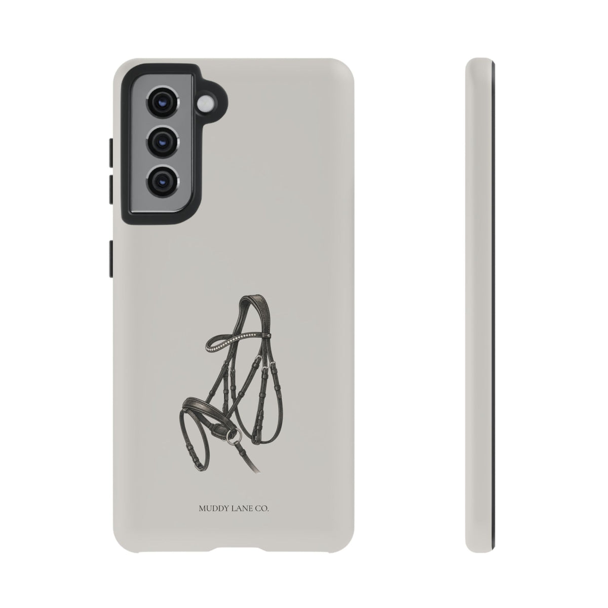 Bridle Tough Phone Case in Soft Grey Matte