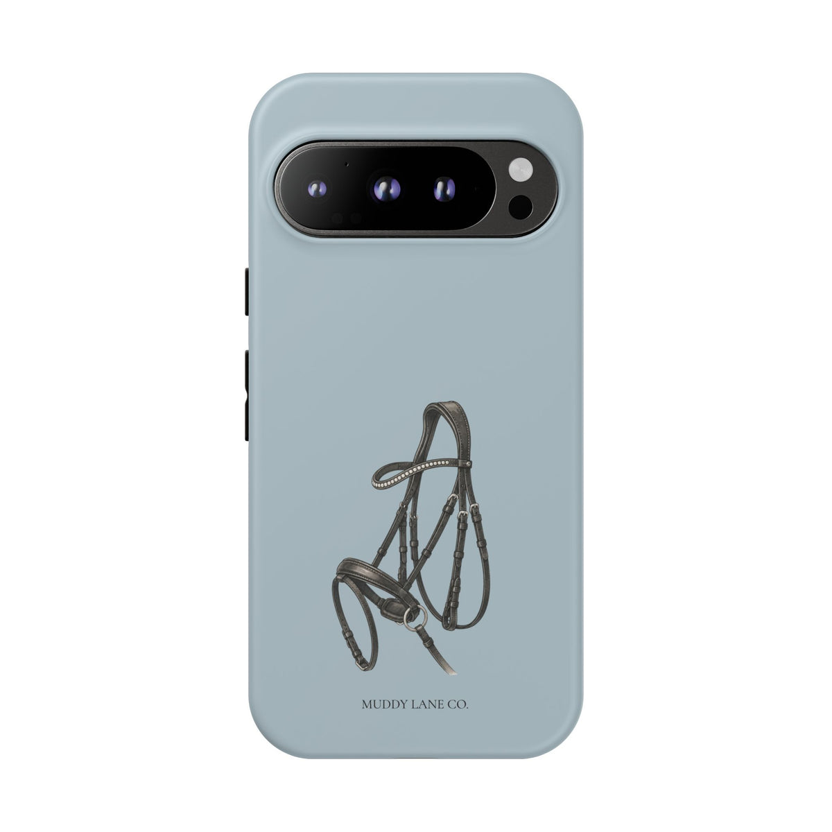 Bridle Tough Phone Case in Dusty Blue Matte