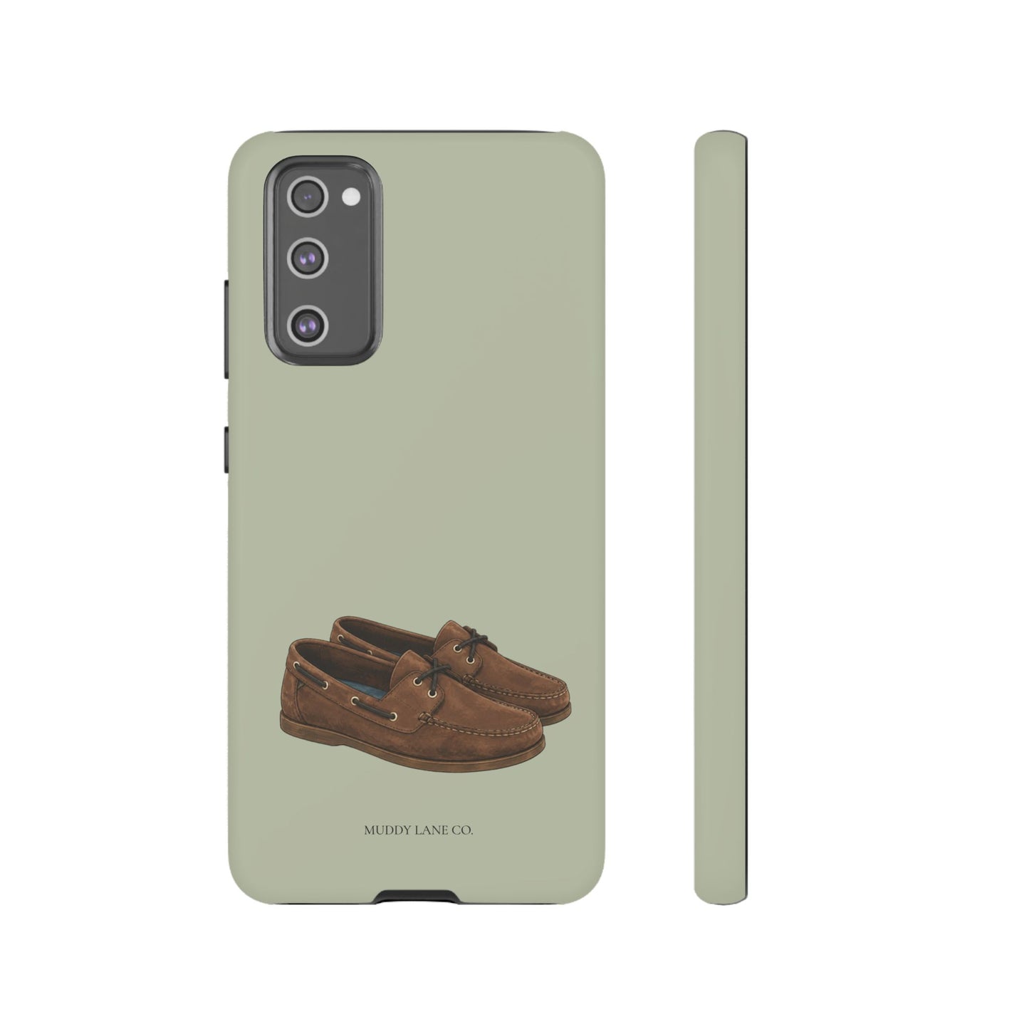 Deck Shoes Tough Phone Case in Light Sage Matte