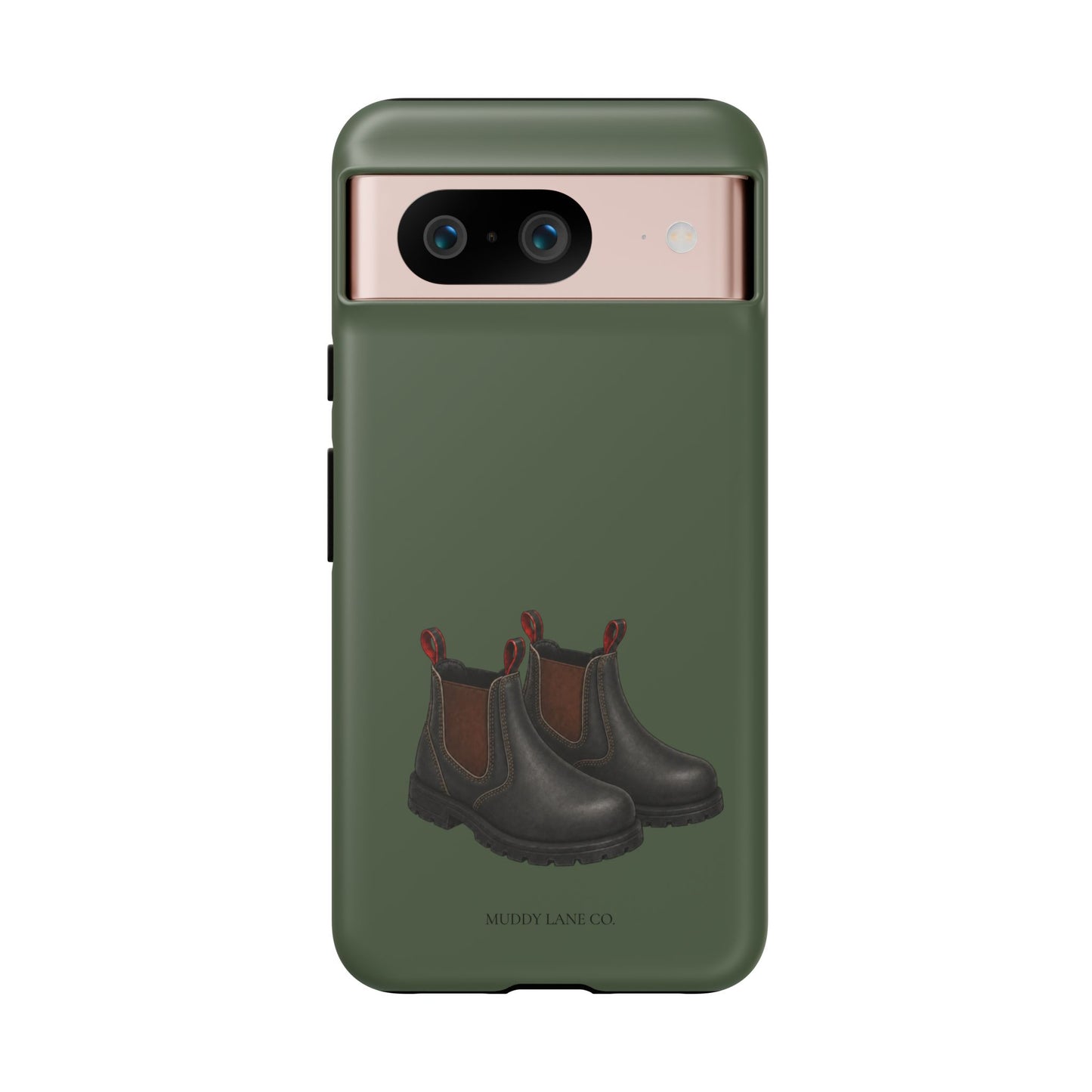 Yard Boots Tough Phone Case in Forest Green Matte