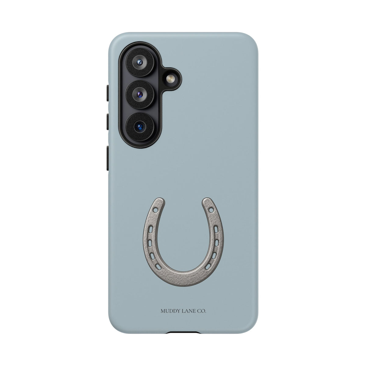 Horseshoe Tough Phone Case in Dusty Blue Matte