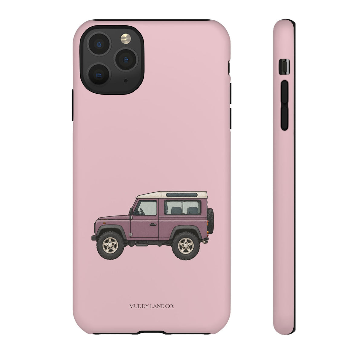 Pink Classic 4x4 Tough Phone Case in Soft Rosette Pink Matte