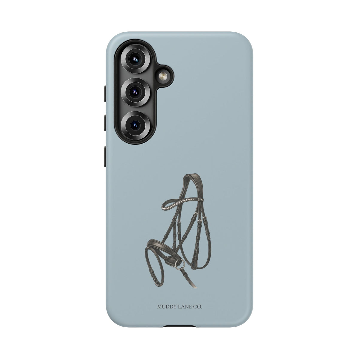Bridle Tough Phone Case in Dusty Blue Matte