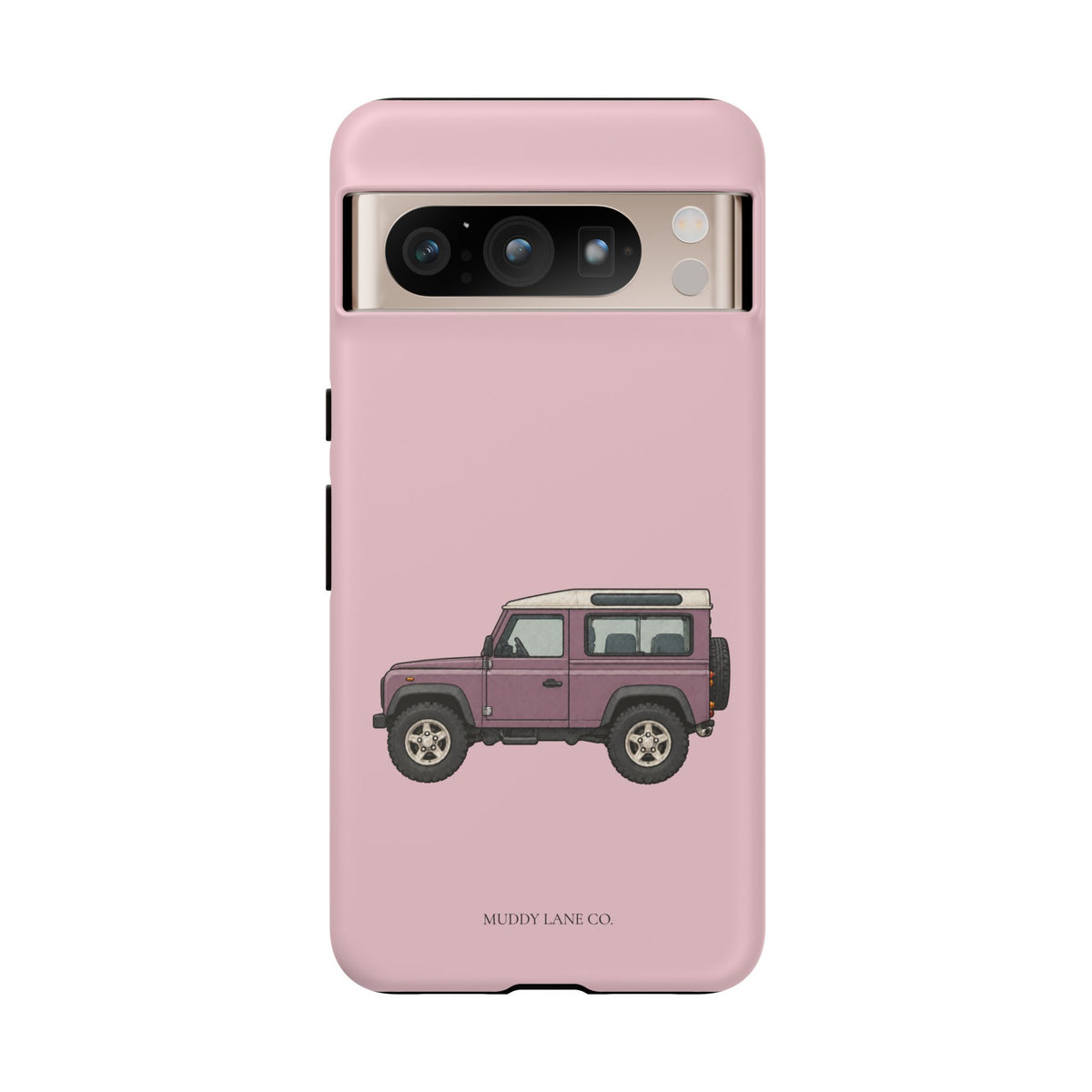 Pink Classic 4x4 Tough Phone Case in Soft Rosette Pink Matte