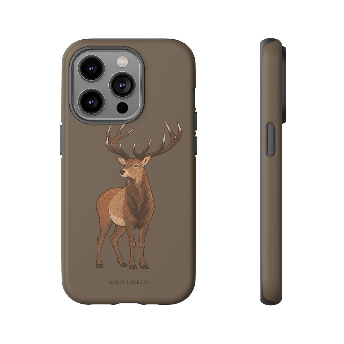 Stag Tough Phone Case in Taupe Brown Matte