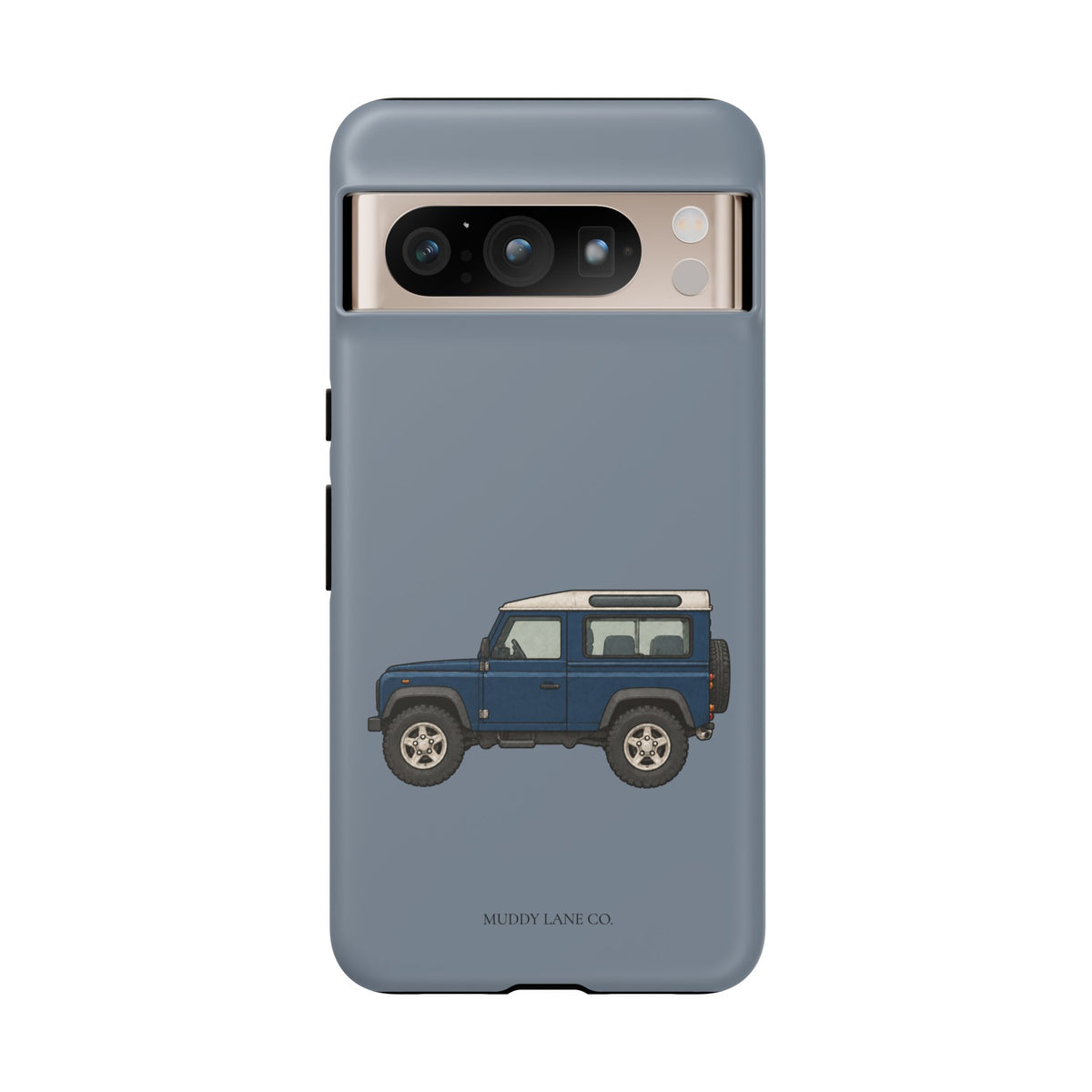 Blue Classic 4x4 Tough Phone Case in Smoke Blue Matte