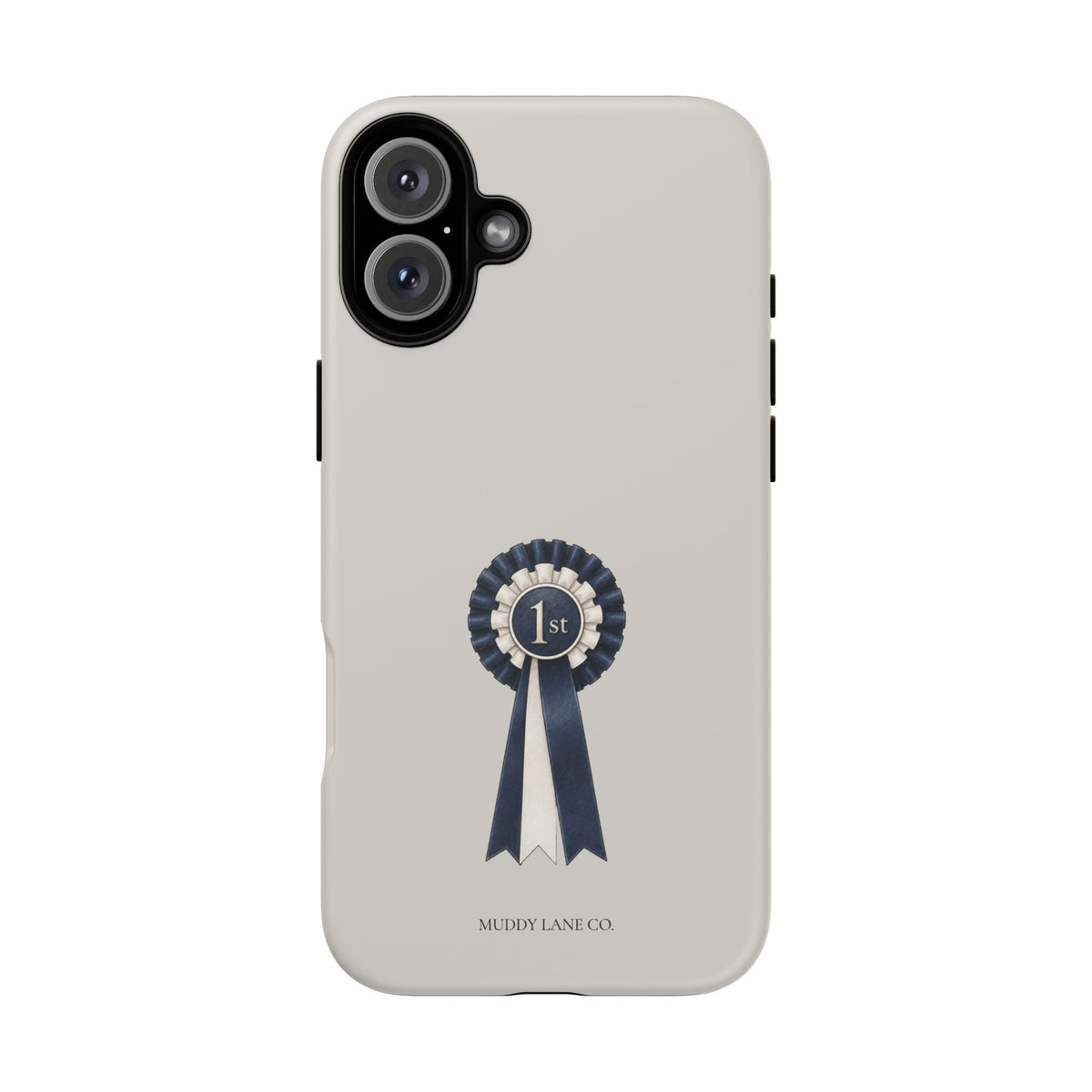Rosette Tough Phone Case in Soft Grey Matte