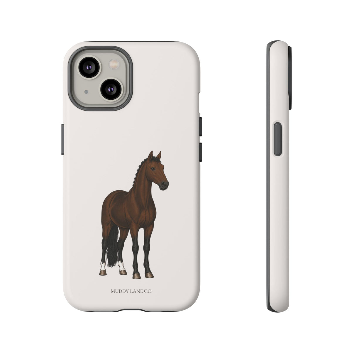 Bay Horse Tough Phone Case in Warm Cream Matte