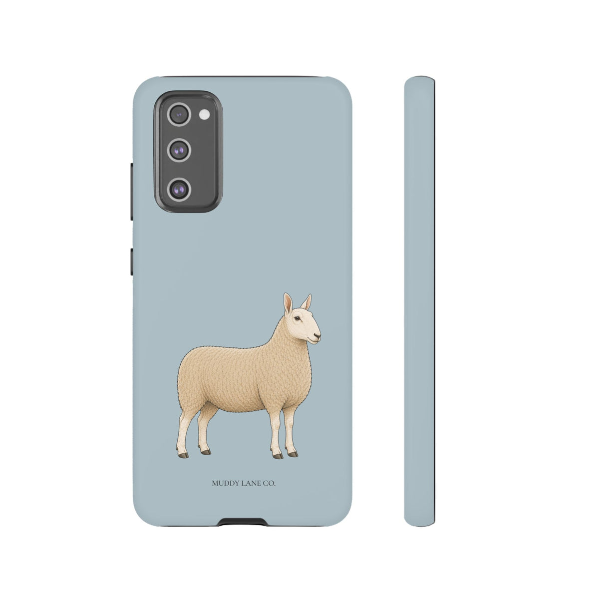 Border Leicester Tough Phone Case in Dusty Blue Matte