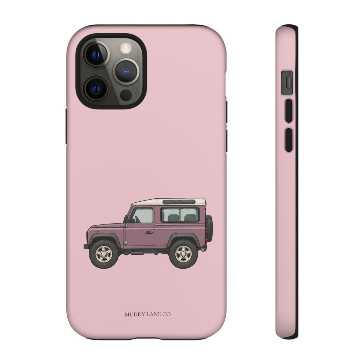 Pink Classic 4x4 Tough Phone Case in Soft Rosette Pink Matte
