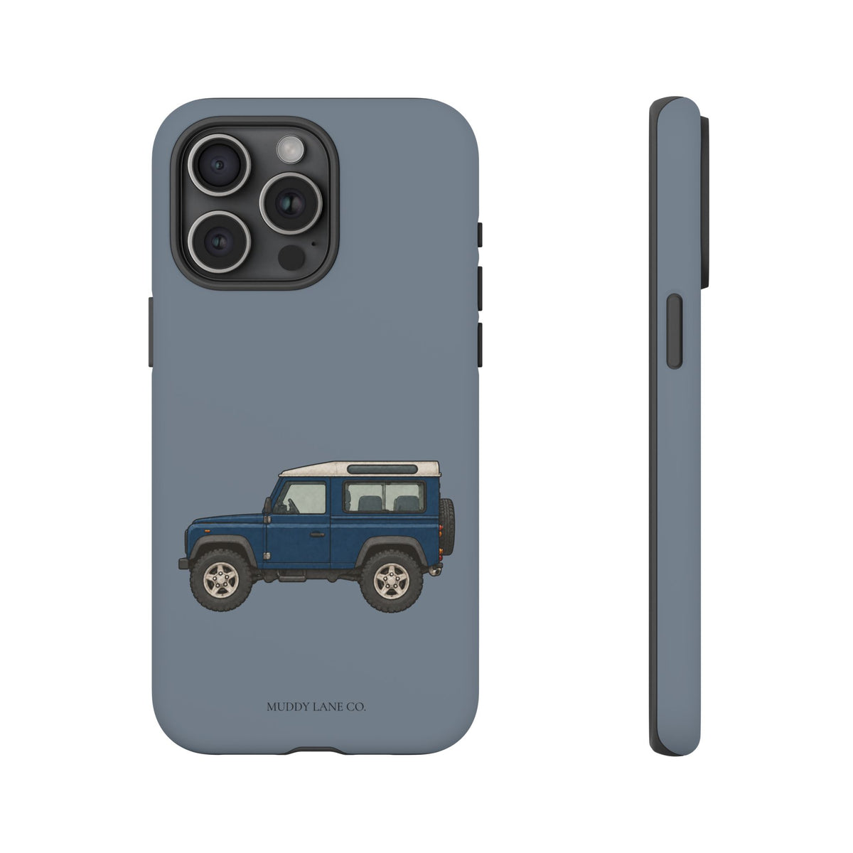 Blue Classic 4x4 Tough Phone Case in Smoke Blue Matte