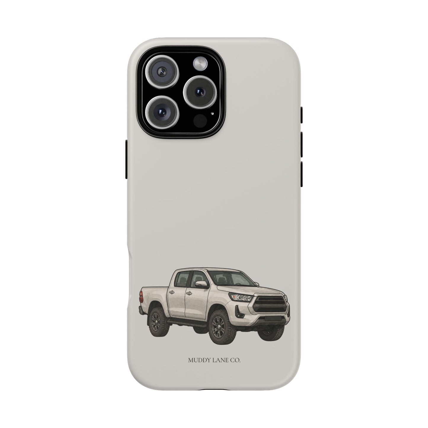 Farm Truck Tough Phone Case in Soft Grey Matte