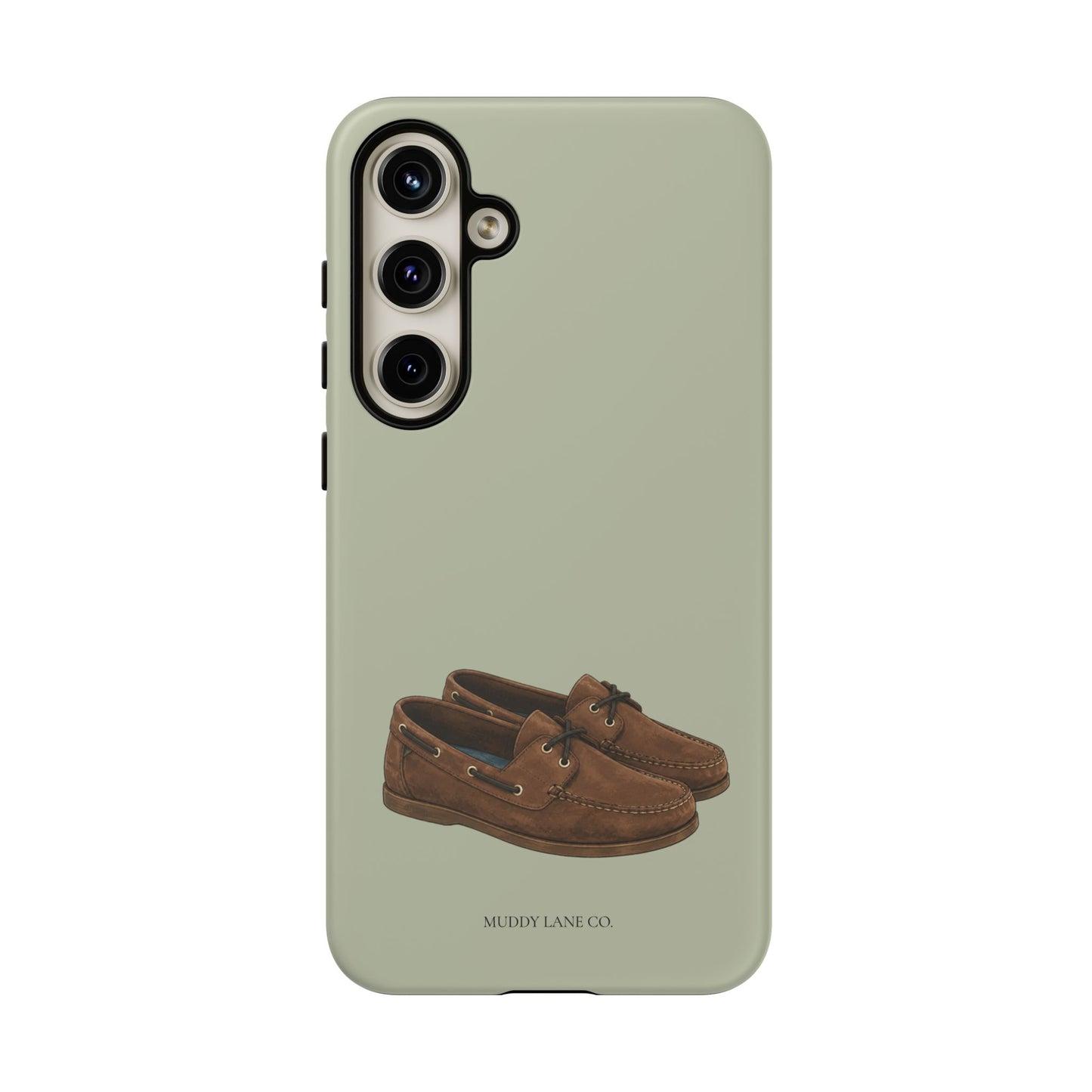 Deck Shoes Tough Phone Case in Light Sage Matte
