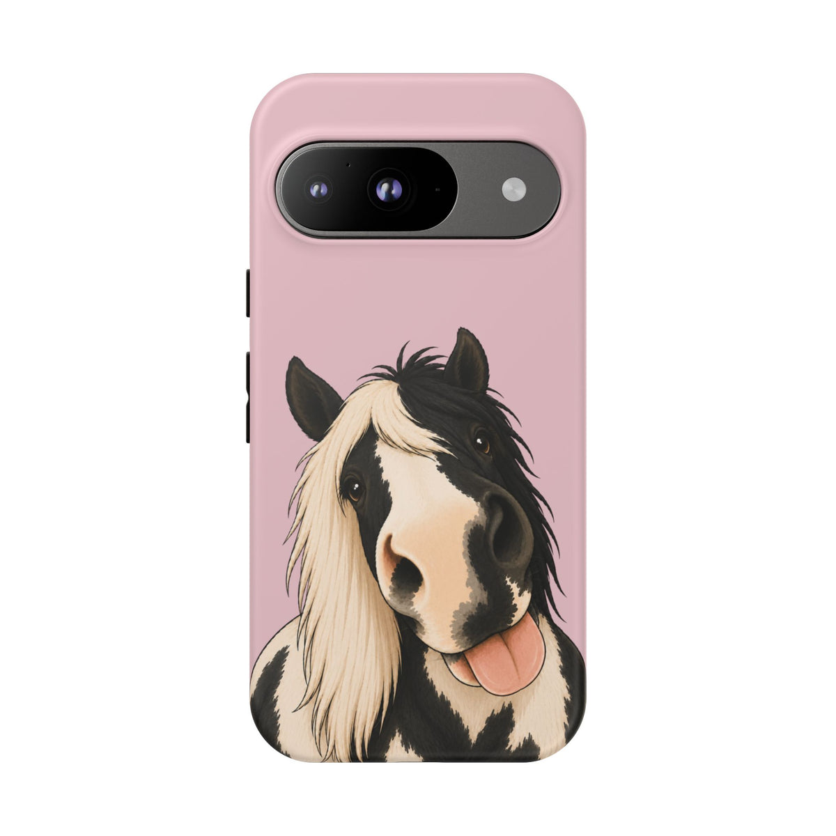 Cheeky Cob Tough Phone Case in Soft Rosette Pink Matte