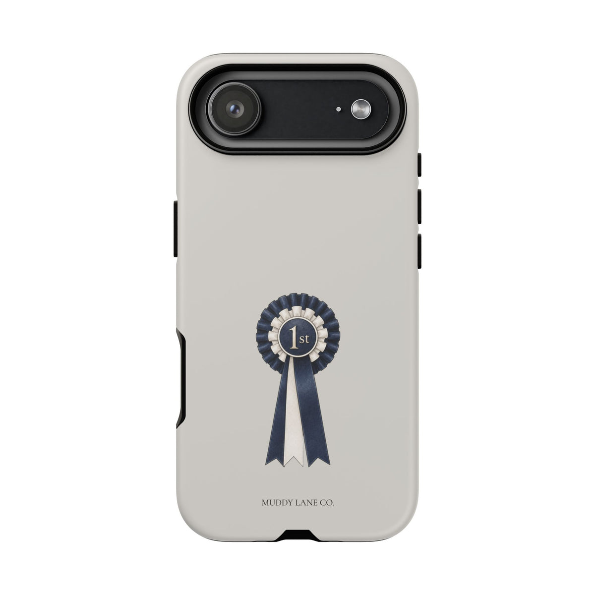 Rosette Tough Phone Case in Soft Grey Matte