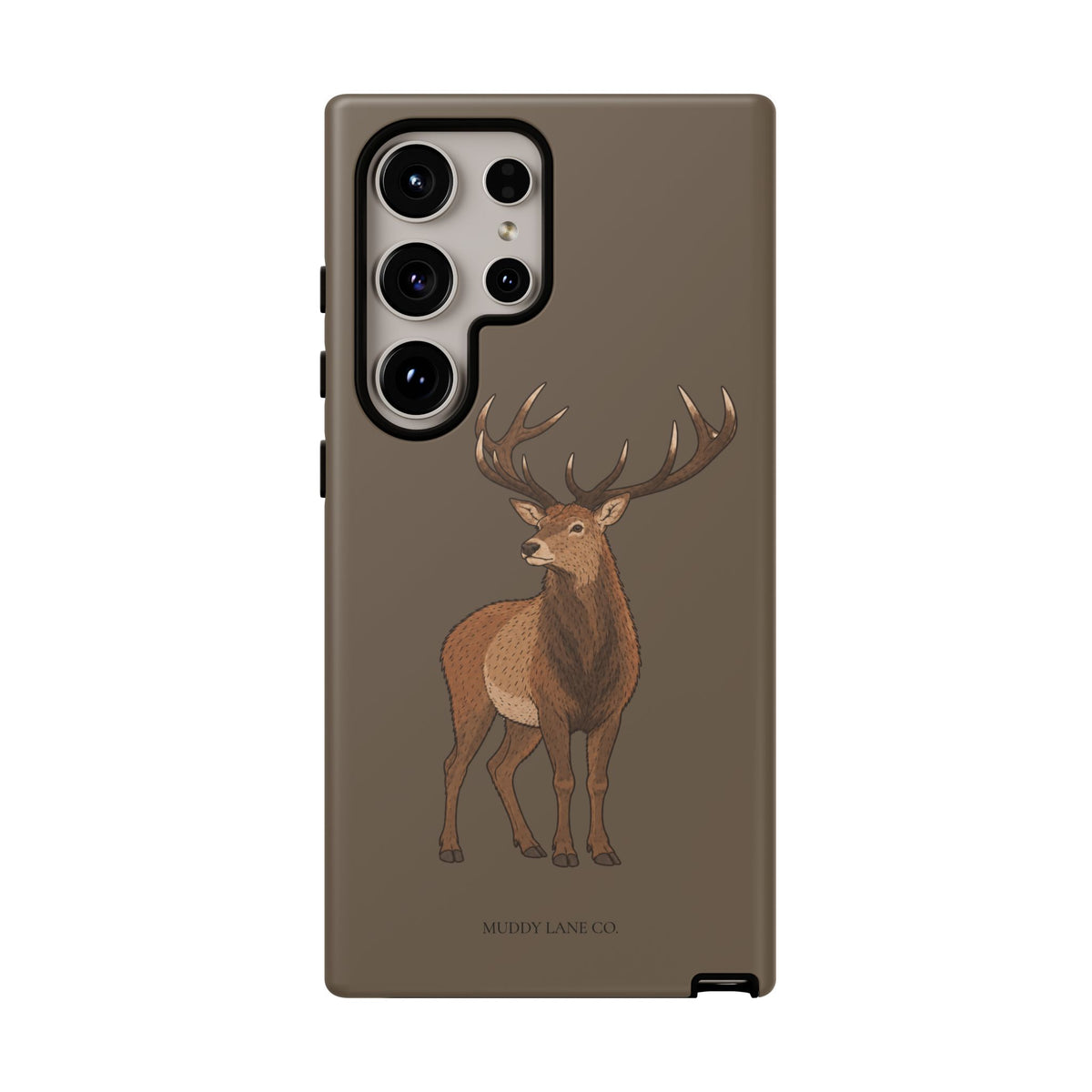 Stag Tough Phone Case in Taupe Brown Matte