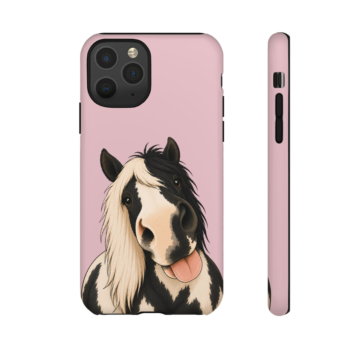 Cheeky Cob Tough Phone Case in Soft Rosette Pink Matte