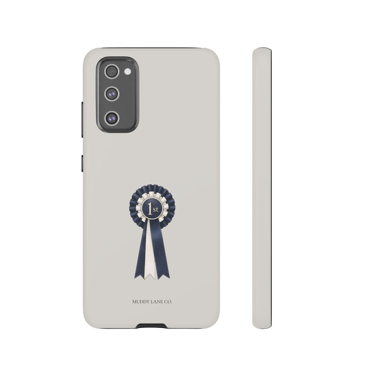 Rosette Tough Phone Case in Soft Grey Matte