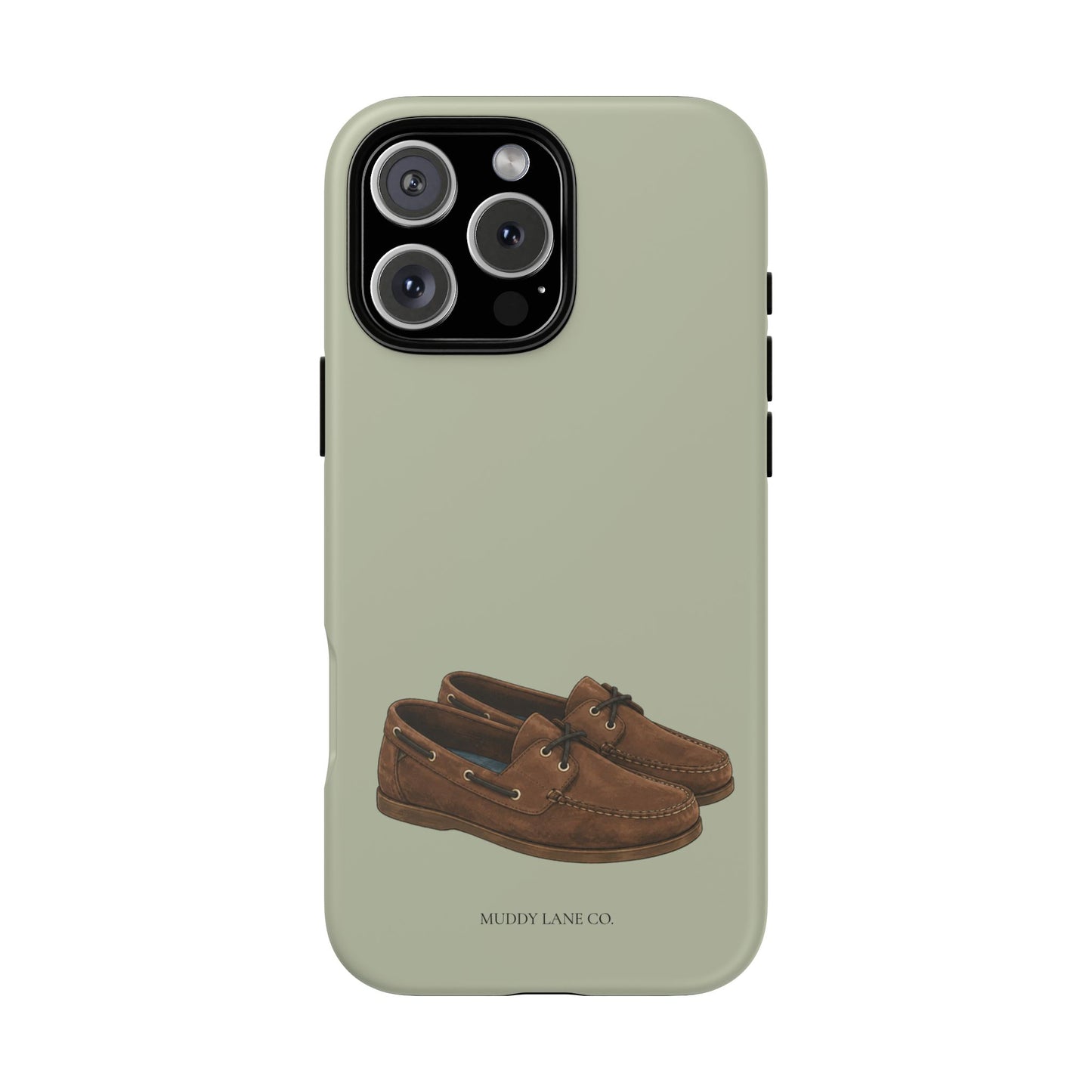 Deck Shoes Tough Phone Case in Light Sage Matte