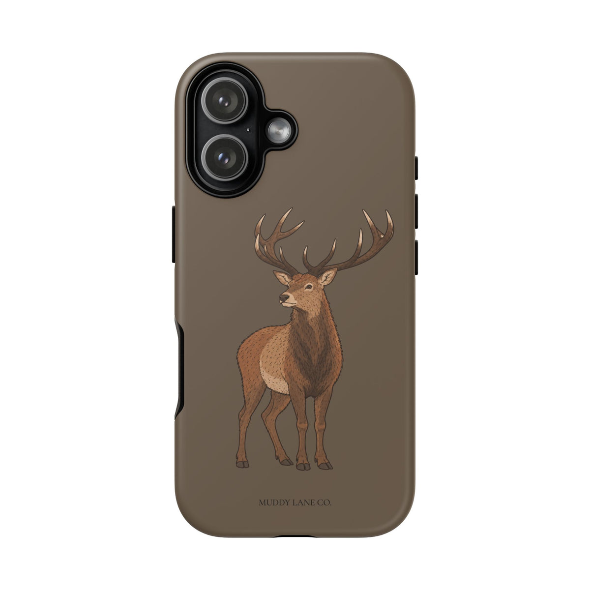 Stag Tough Phone Case in Taupe Brown Matte
