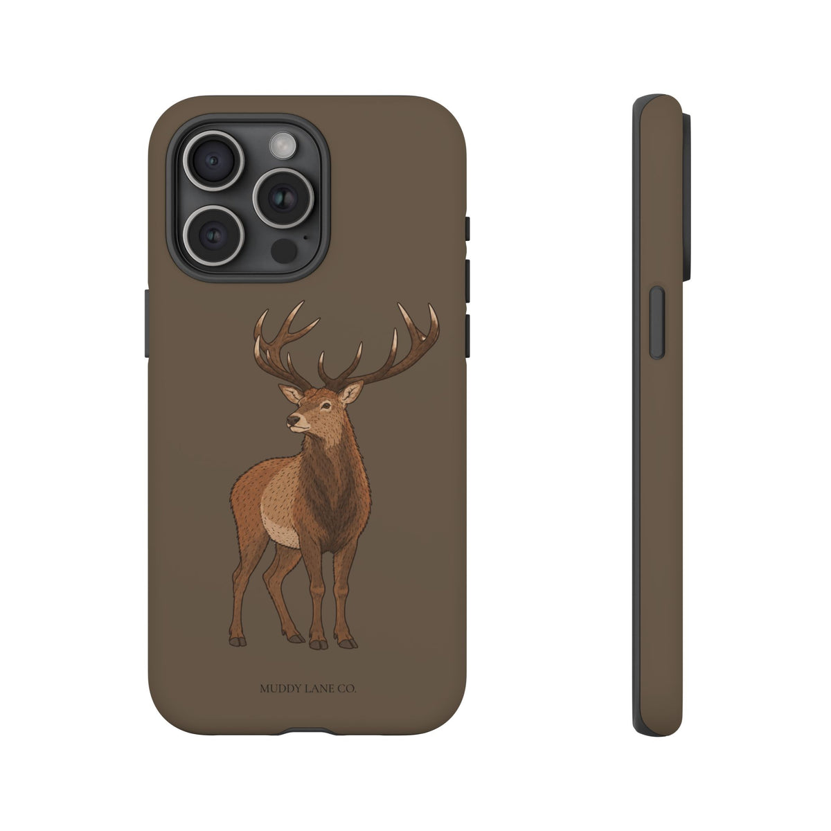 Stag Tough Phone Case in Taupe Brown Matte