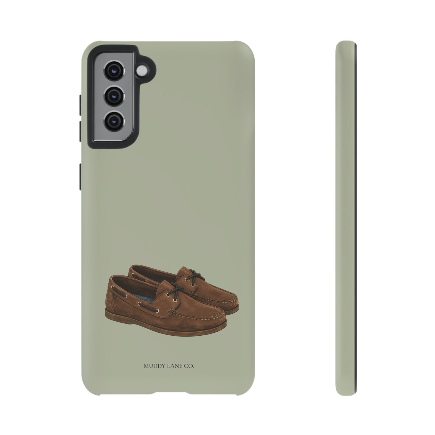 Deck Shoes Tough Phone Case in Light Sage Matte