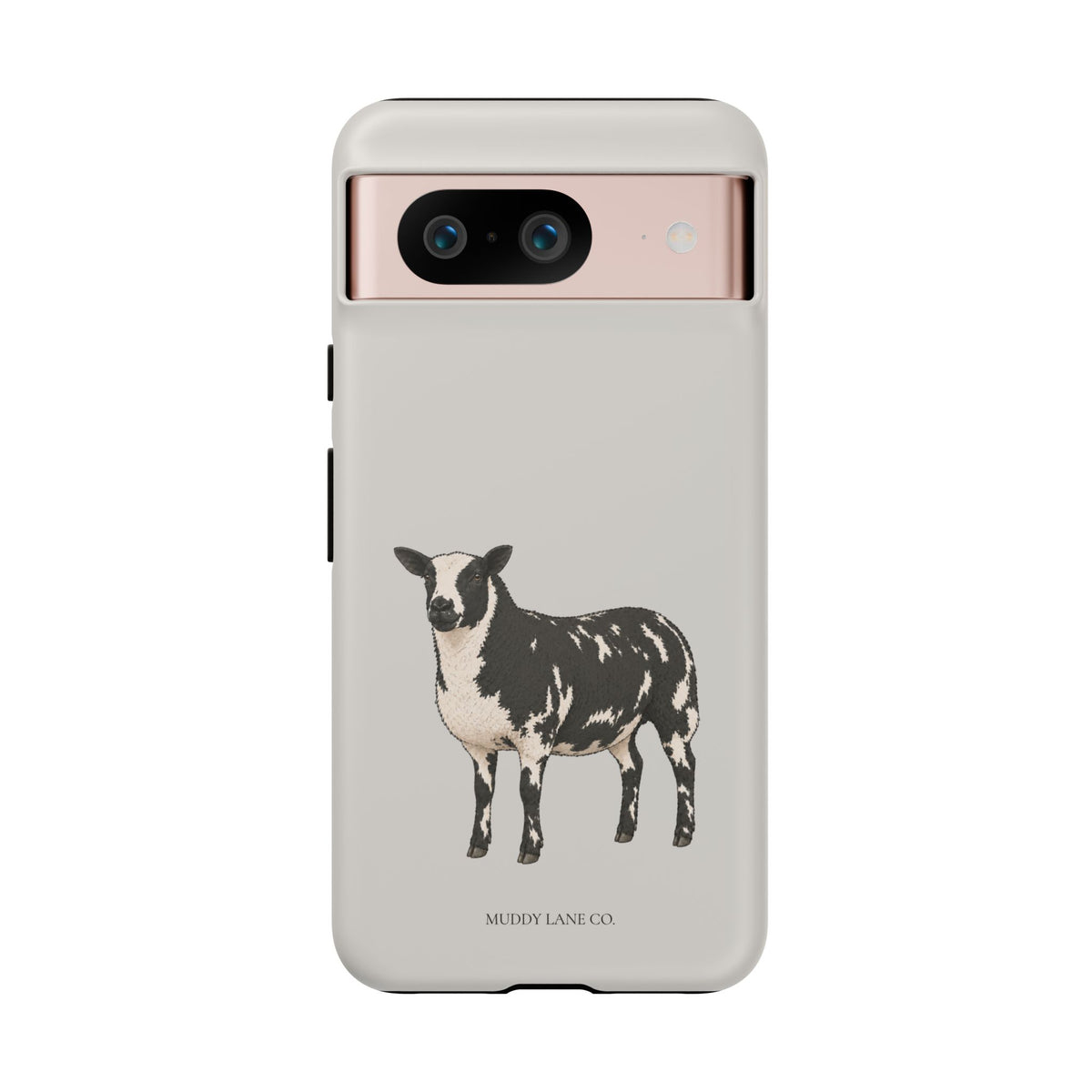 Dutch Spotted Sheep Tough Phone Case in Soft Grey Matte